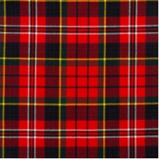 MacPherson Red Modern 13oz Tartan Fabric By The Metre